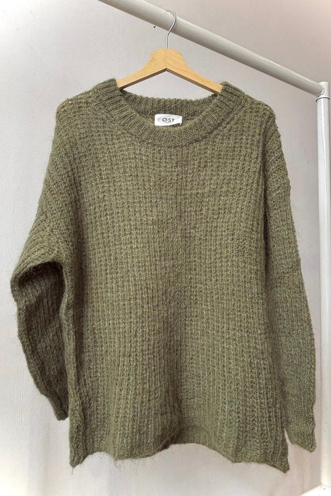 Johanne Mohair Jumper -Khaki