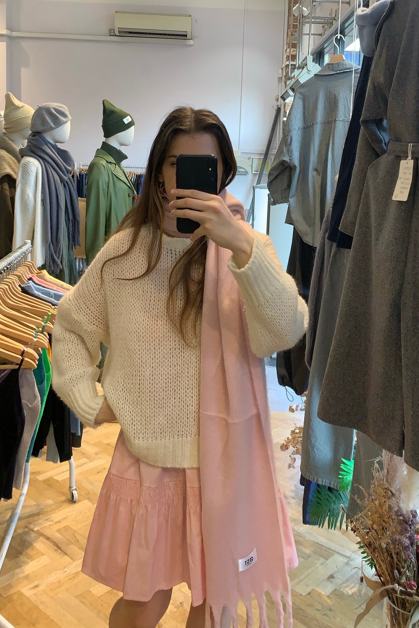 Pernille Scarf -Soft Pink - Øst London