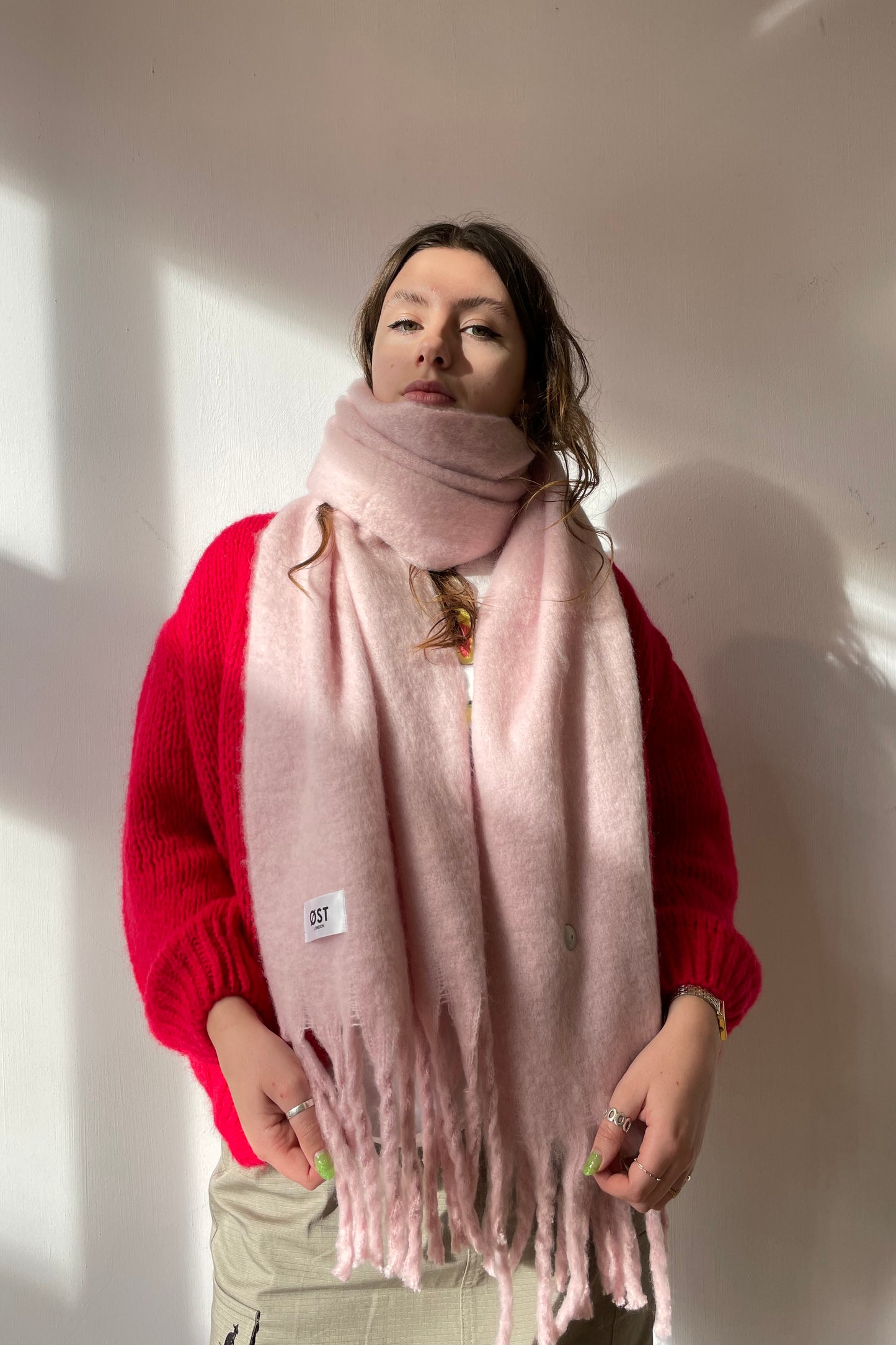 Pernille Scarf -Soft Pink - Øst London