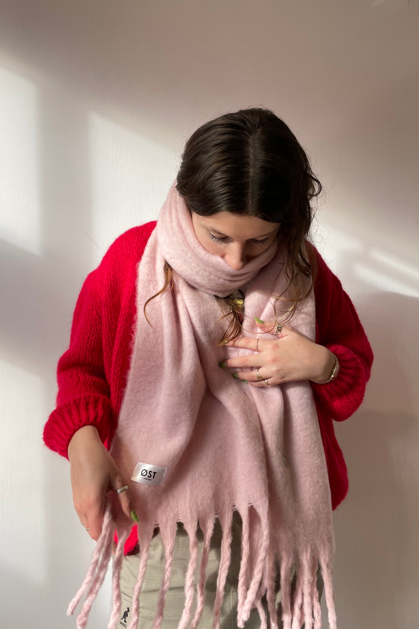 Pernille Scarf -Soft Pink - Øst London