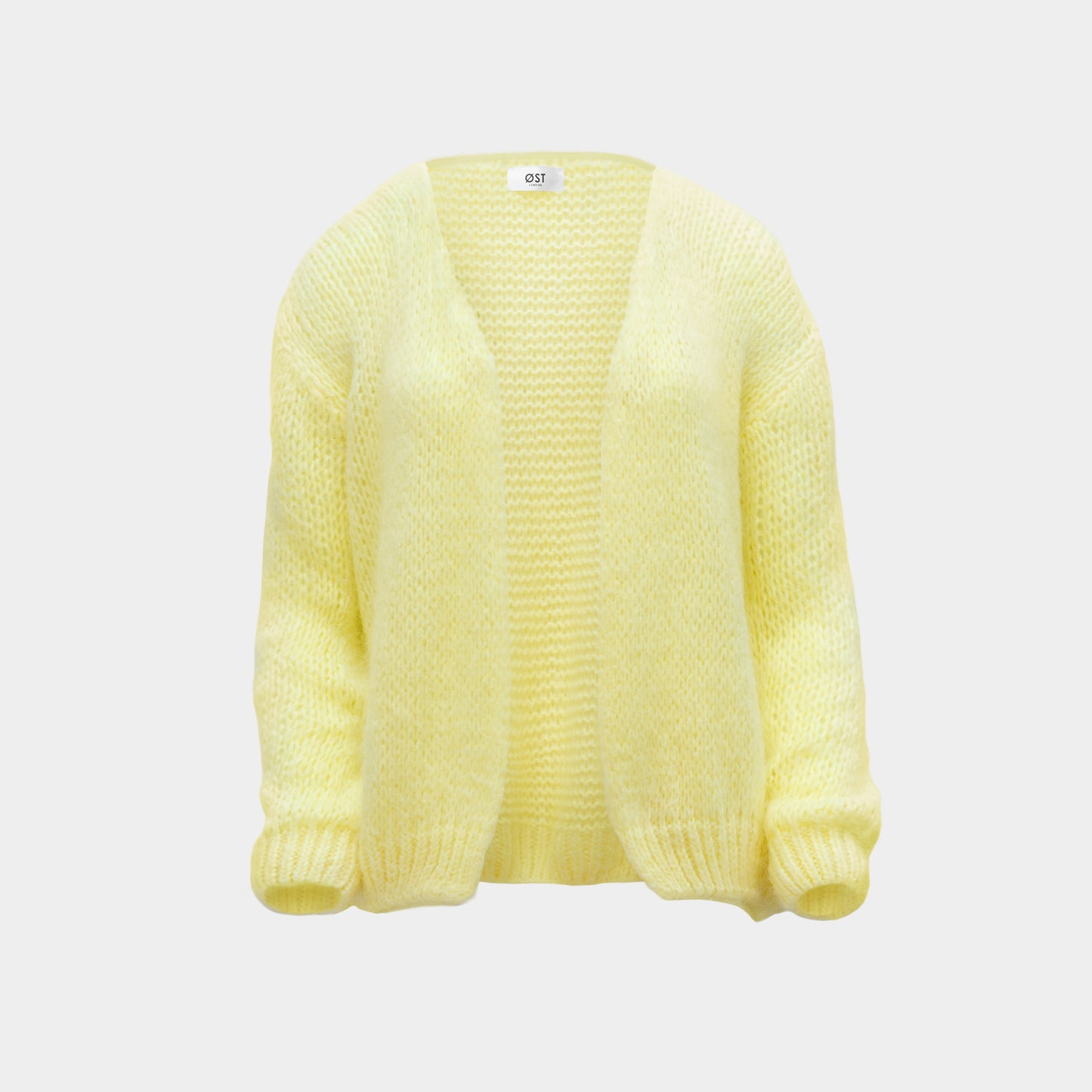 Pastel yellow cardigan