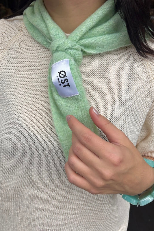 Mynte Triangel Scarf -Mint