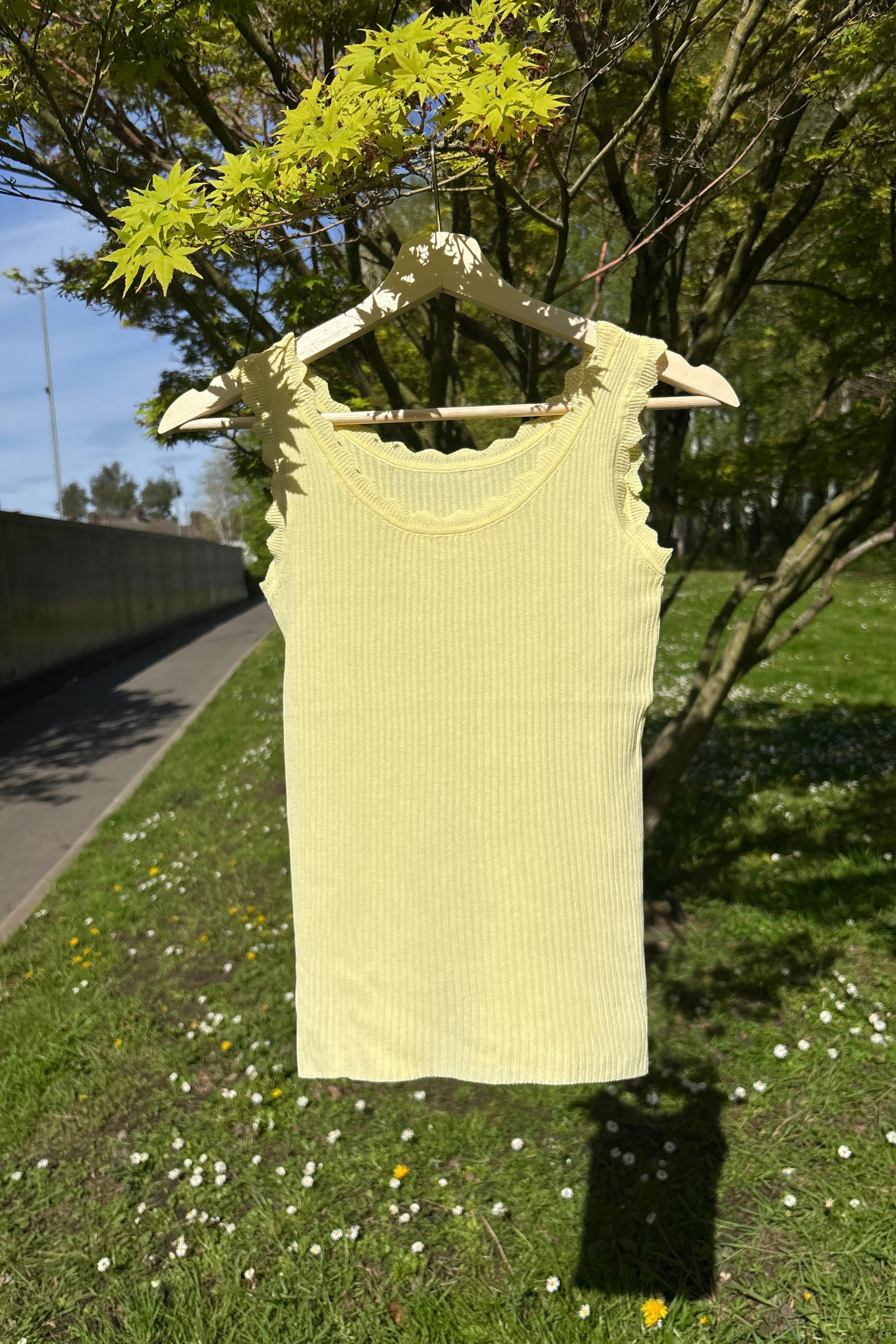 Andrea Tank Top -Lemon - Øst London