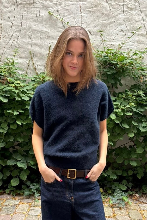 Mette Vest -Navy