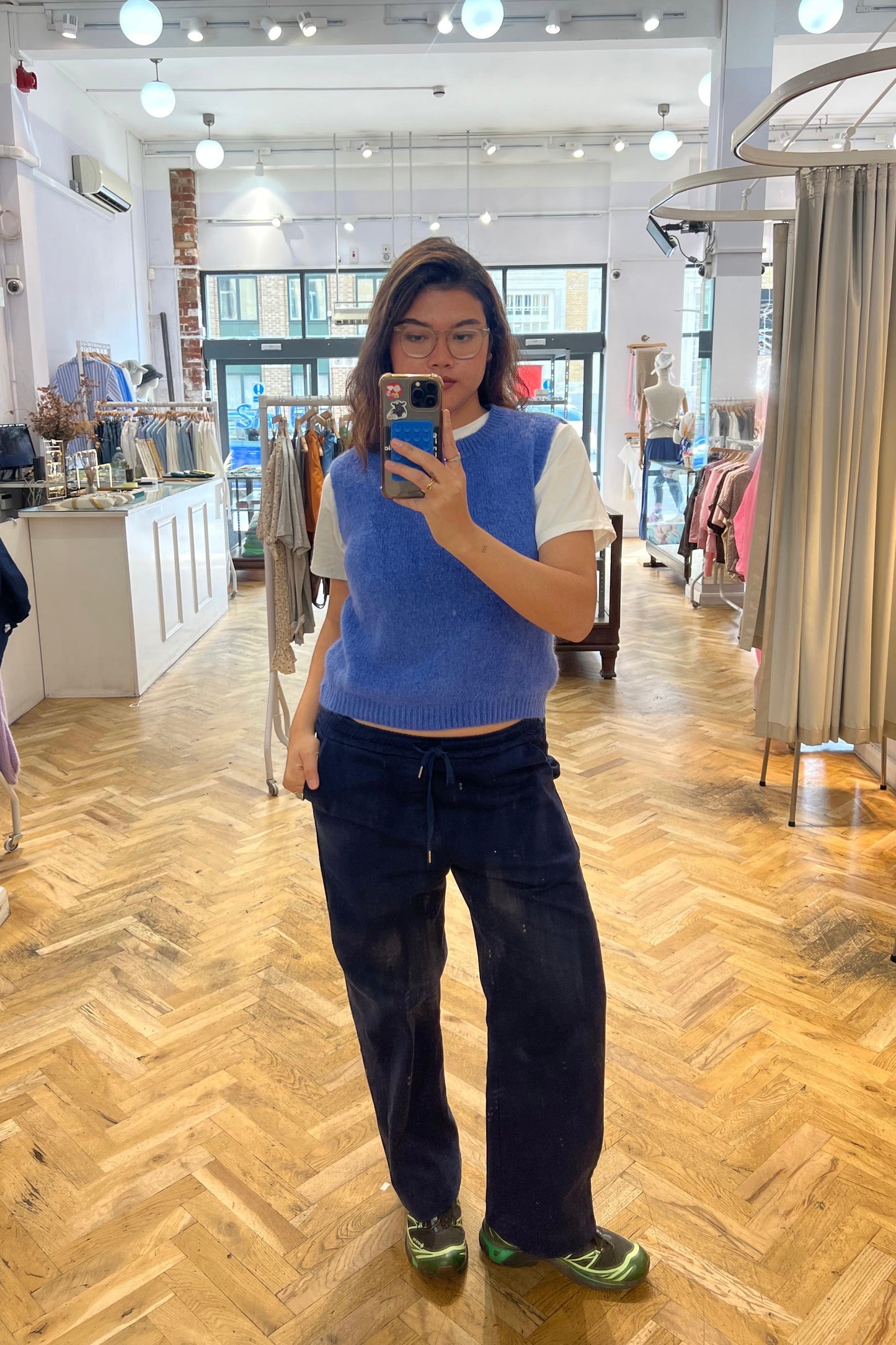 Anette Carpenter Trousers -Navy