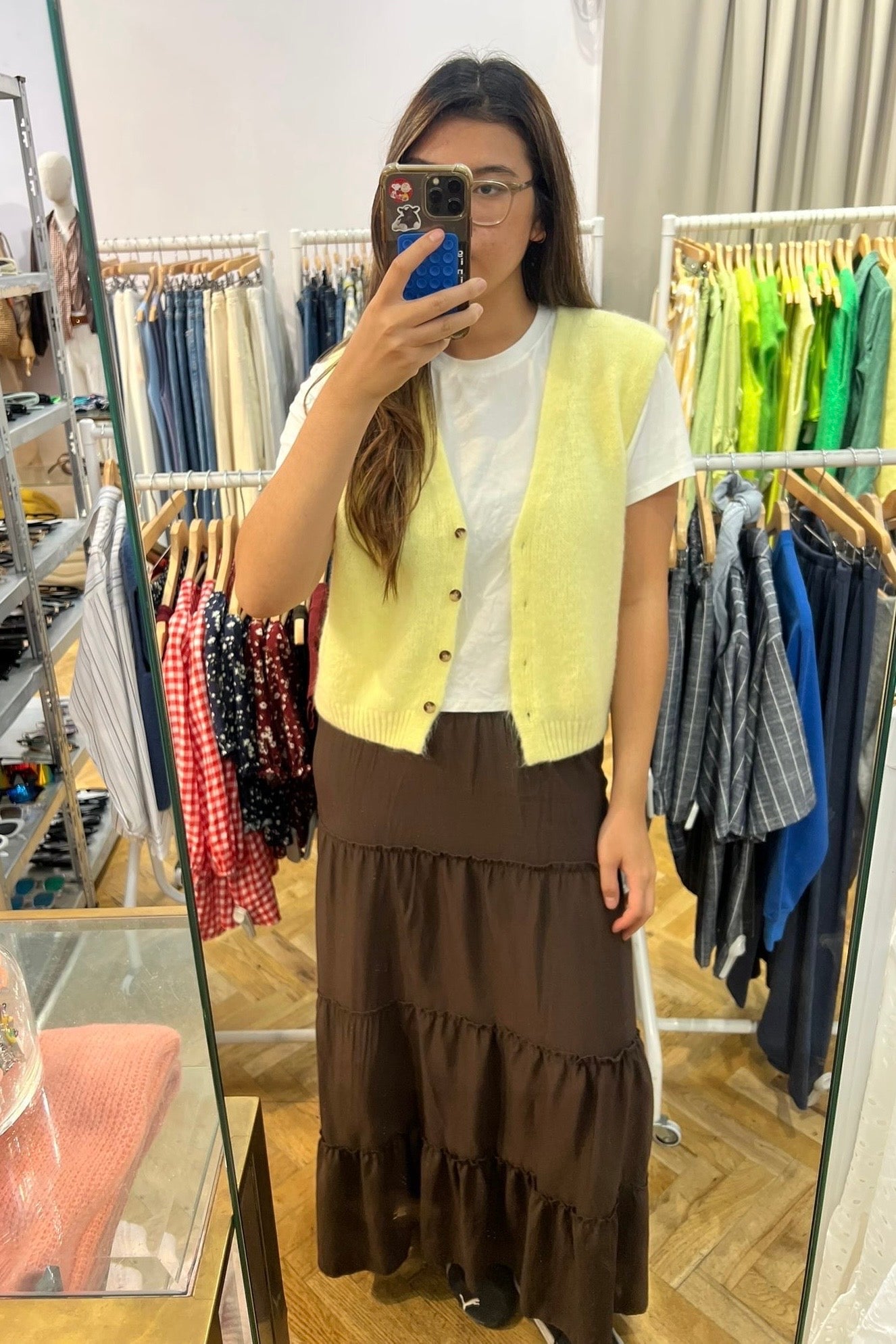 Ella Skirt -Brown