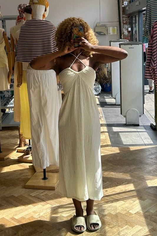 Elenor Dress -Cream