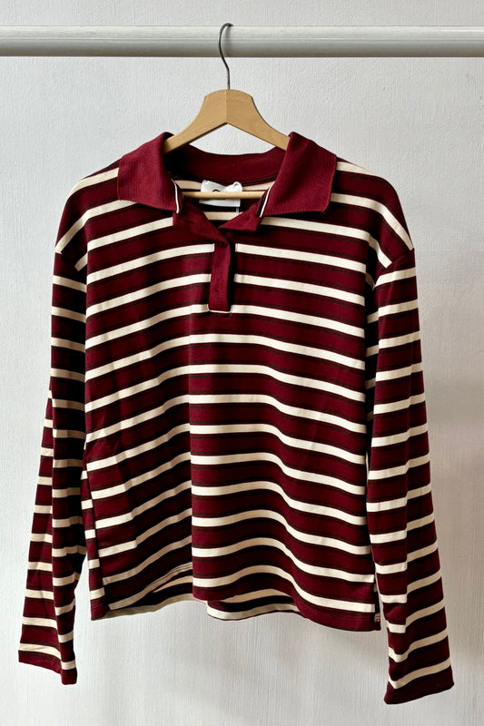Ingrid Polo Shirt -Bordeaux