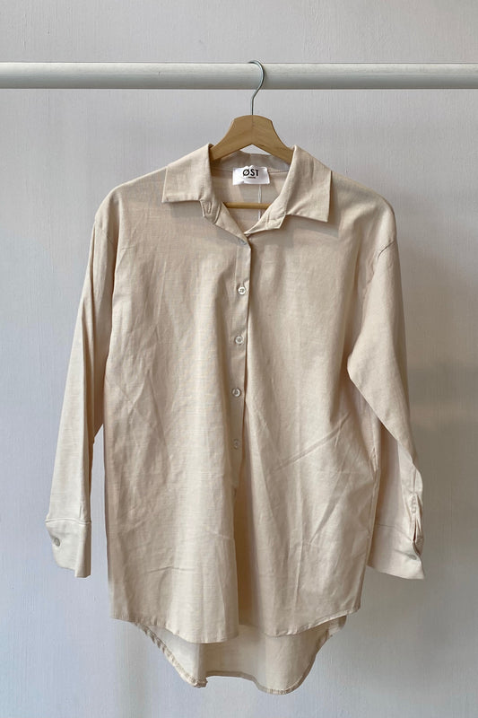 Cotton shirt cream