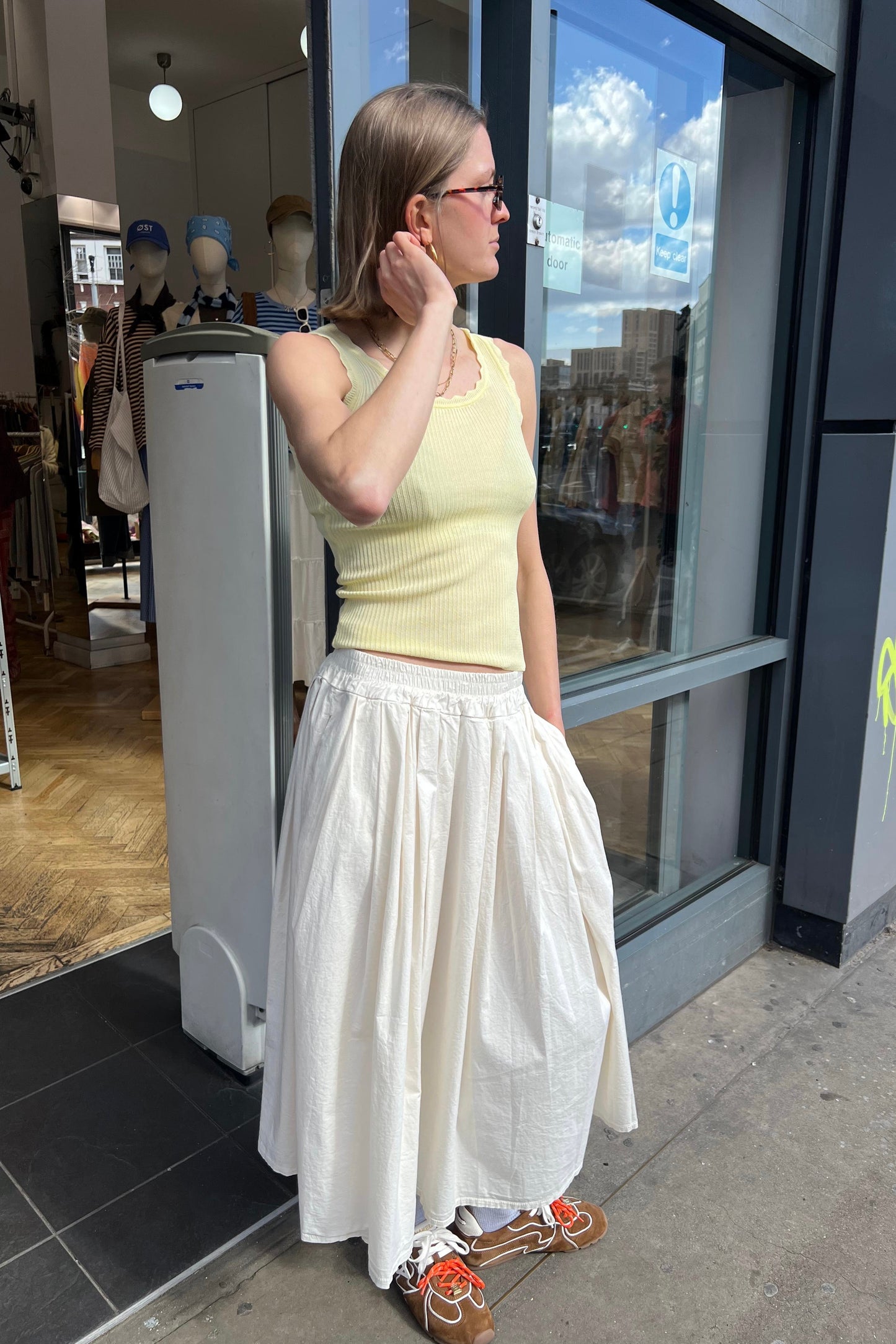 Andrea Tank Top -Lemon - Øst London