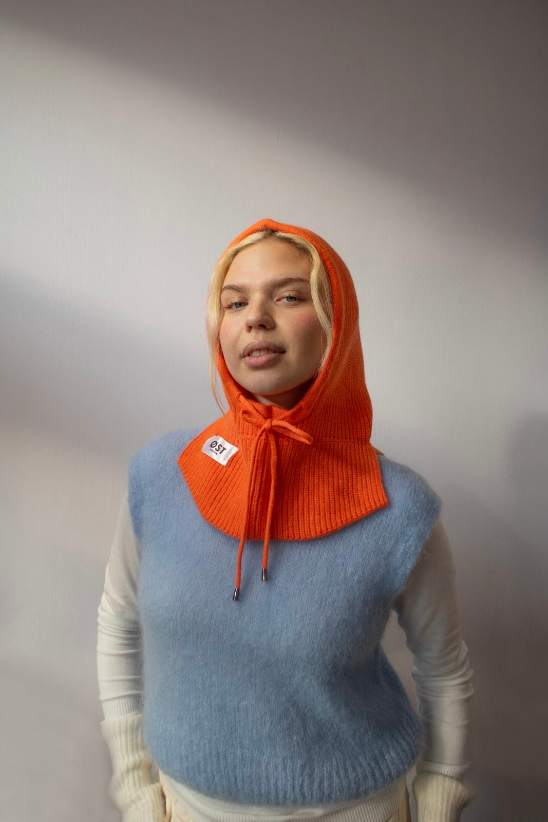 Marie Wool Balaclava -Orange