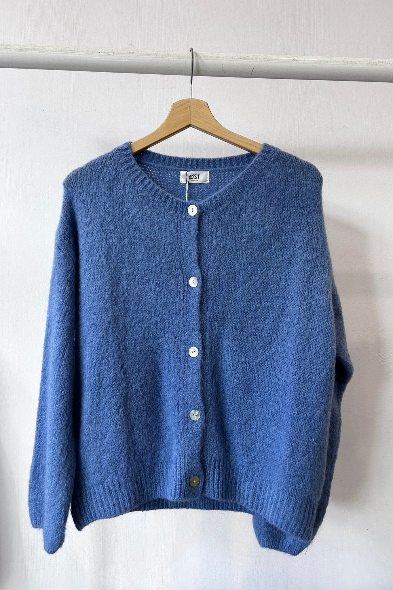Josefine Mohair Cardigan -Denim Blue