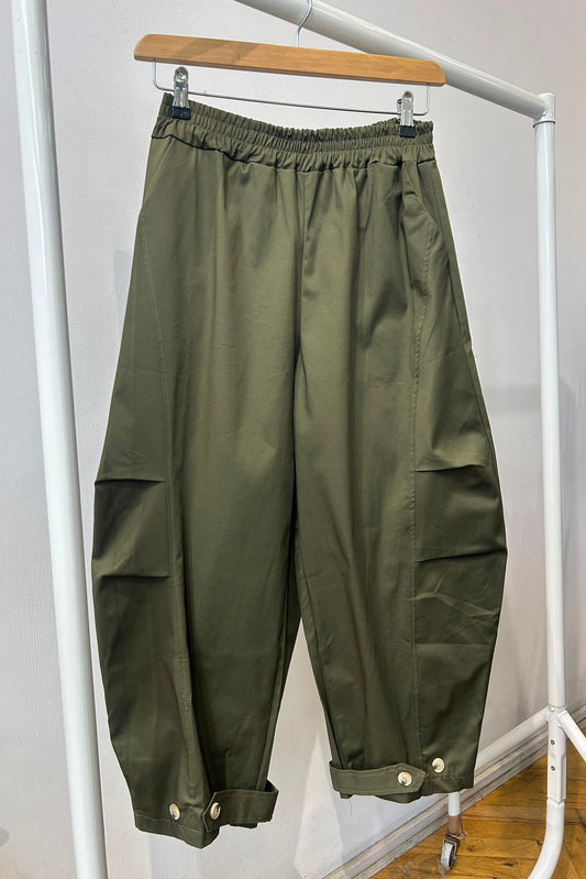 Elina Fatigue Trouser -Khaki - Øst London