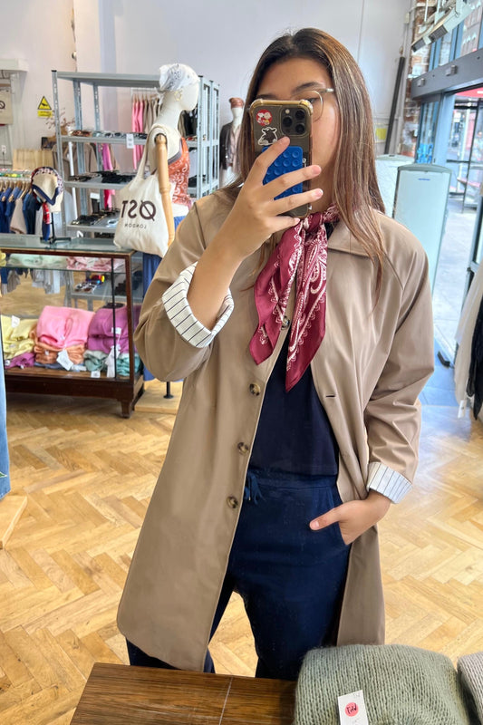Luna Trench Coat -Taupe