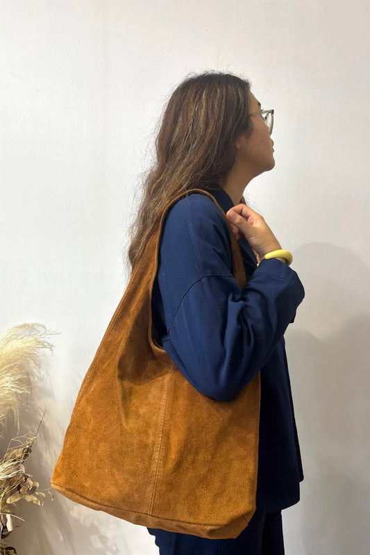 Diana Leather Bag -Hazelnut
