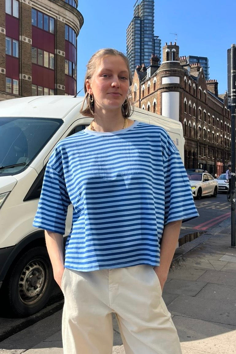 Else Striped T-Shirt -Royal/Blue