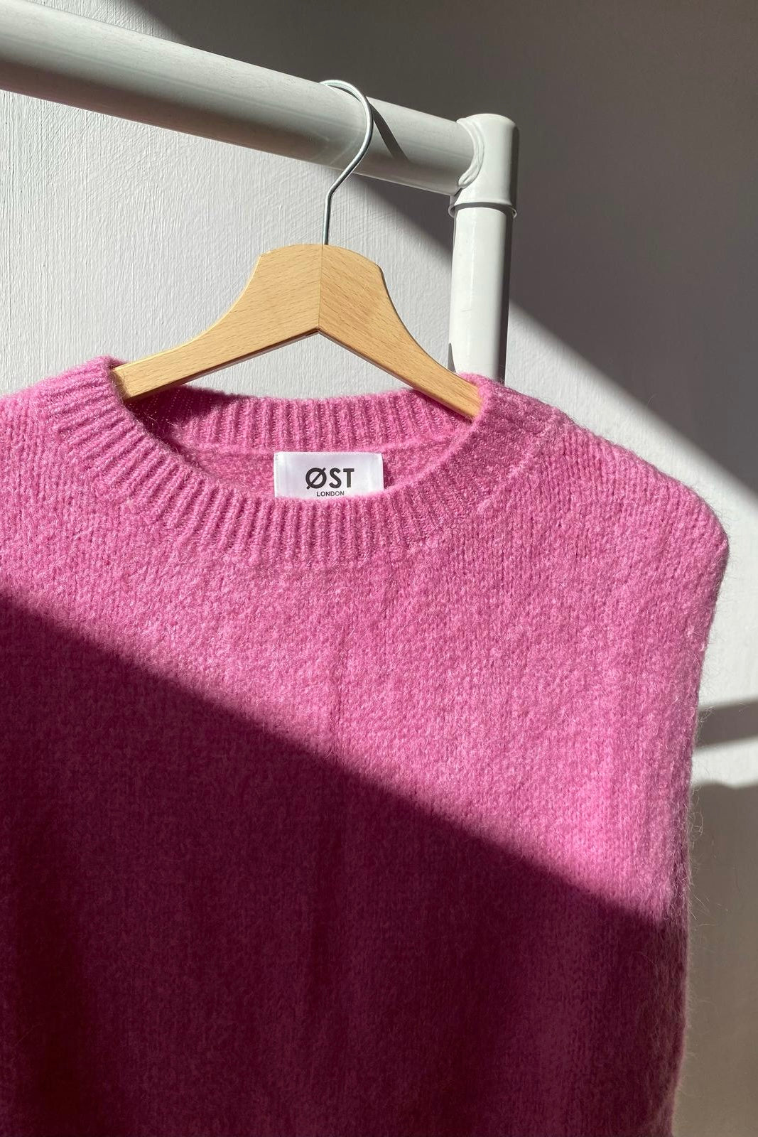 Mohair crewneck vest