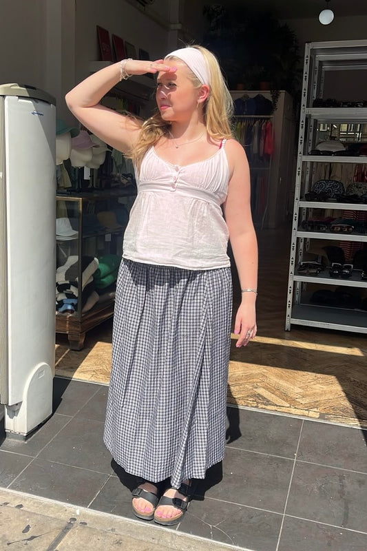 Leonora Skirt -Navy - Øst London