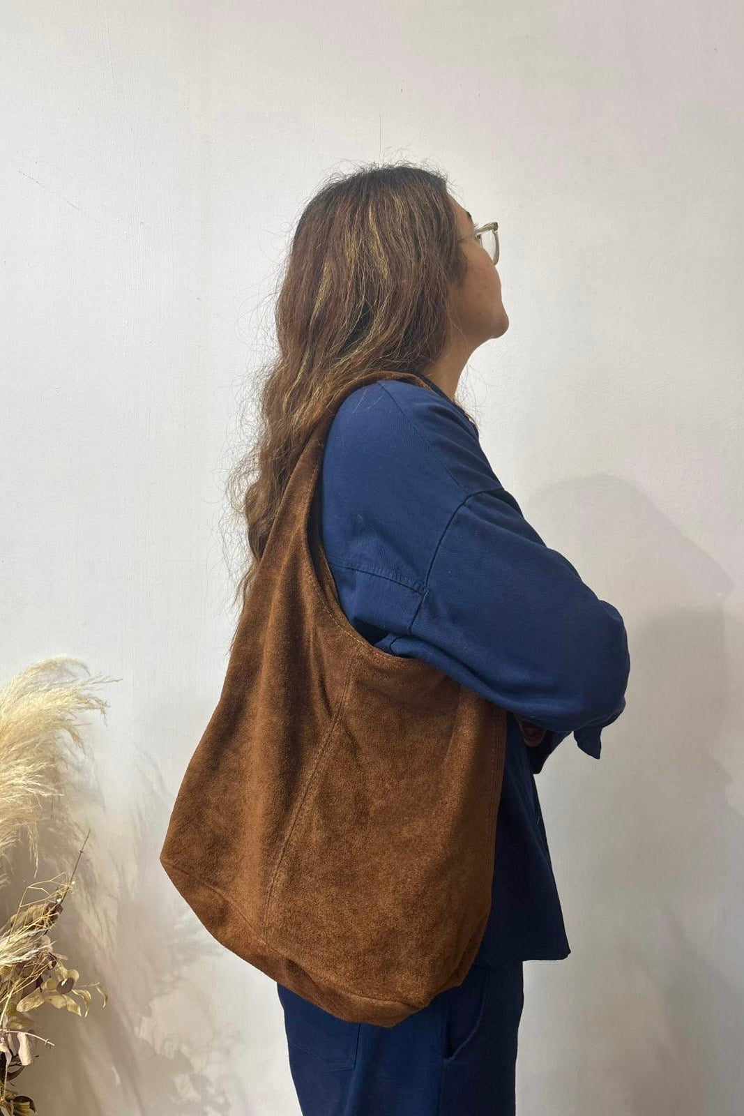 Diana Leather Bag -Brown