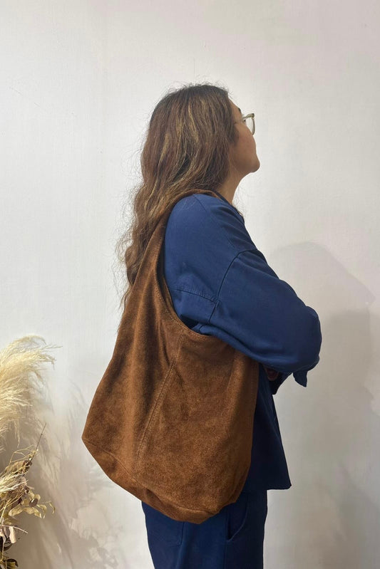 Diana Leather Bag -Brown