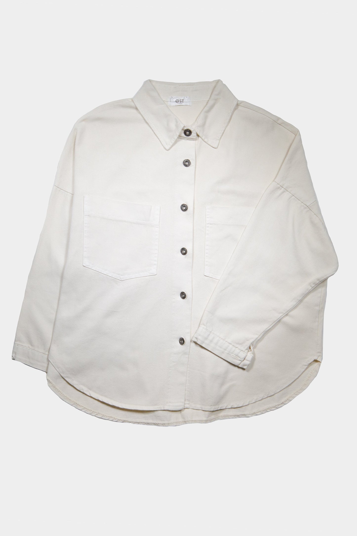 Dea Canvas Work Shirt -Cream