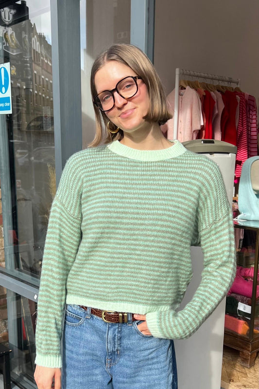 Nanna Jumper -Green/Mint - Øst London