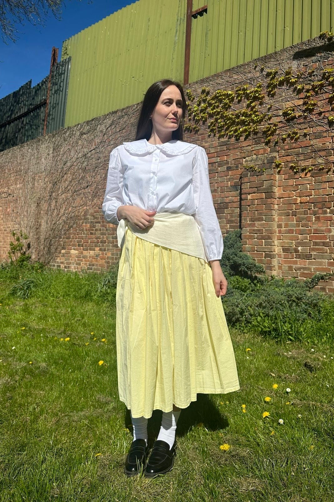 Mynte Triangel Scarf -Lemon - Øst London