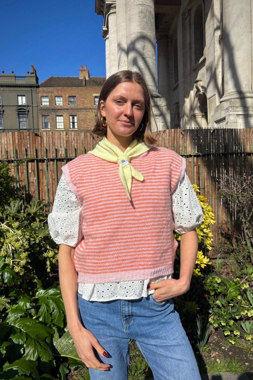 Mynte Triangel Scarf -Lemon - Øst London