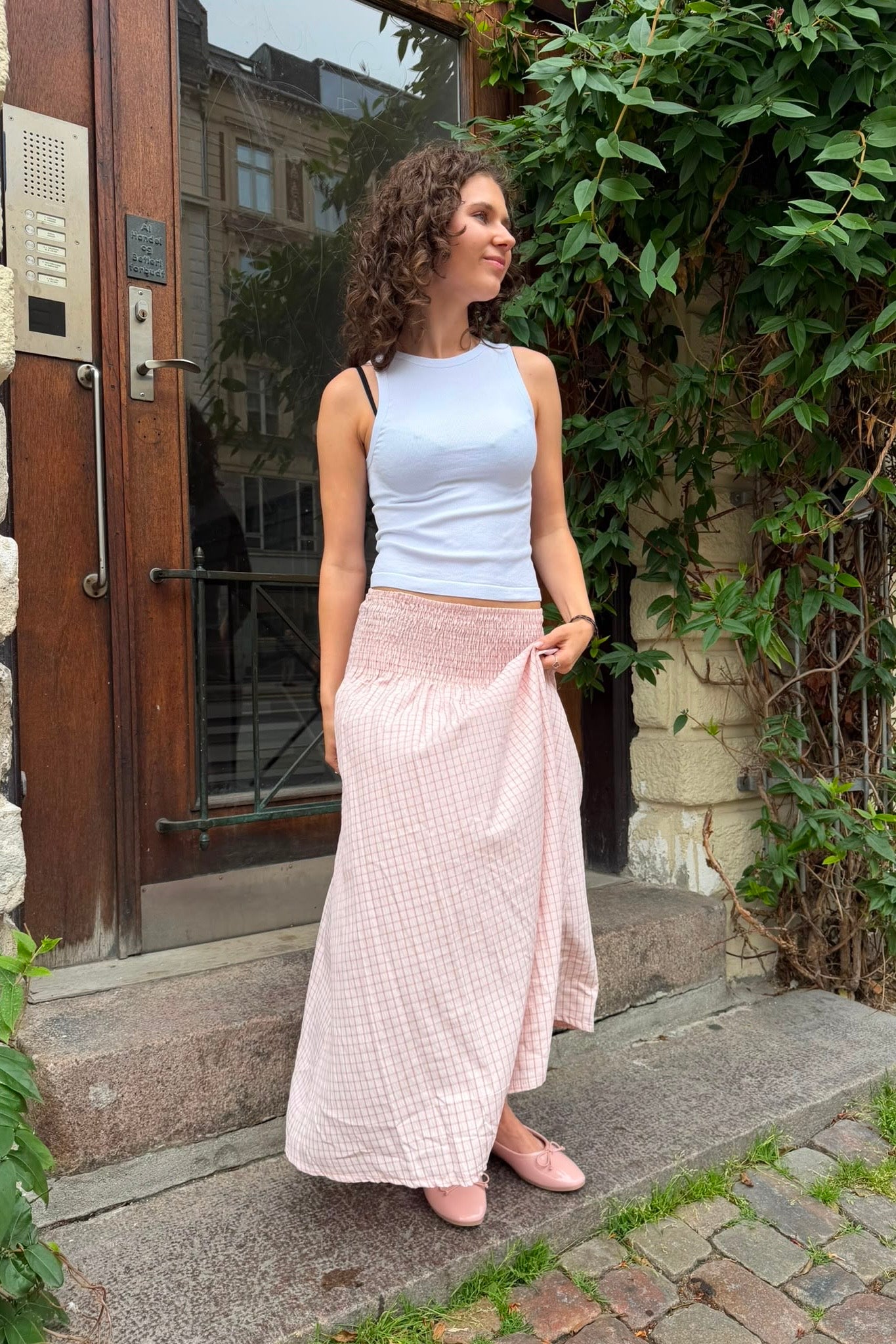 Leonora Skirt -Rosa - Øst London