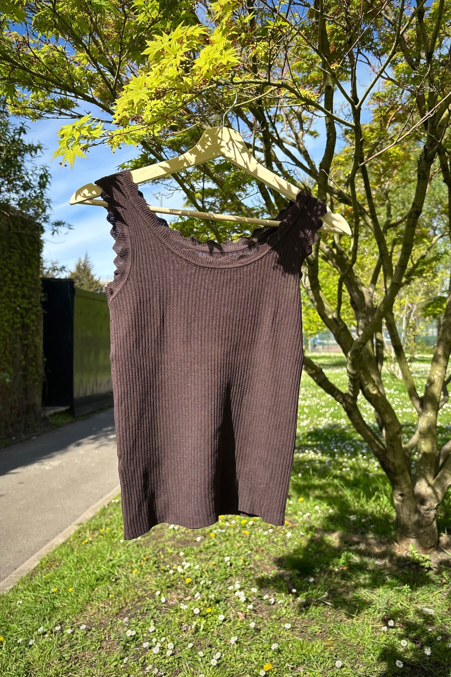 Andrea Tank Top -Brown - Øst London