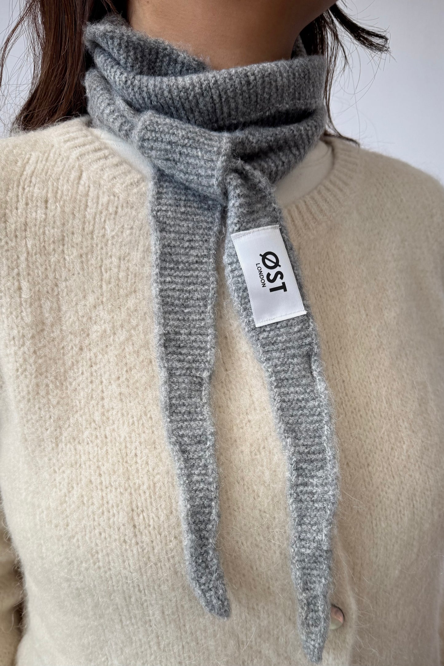 Sofie Scarf -Grey - Øst London