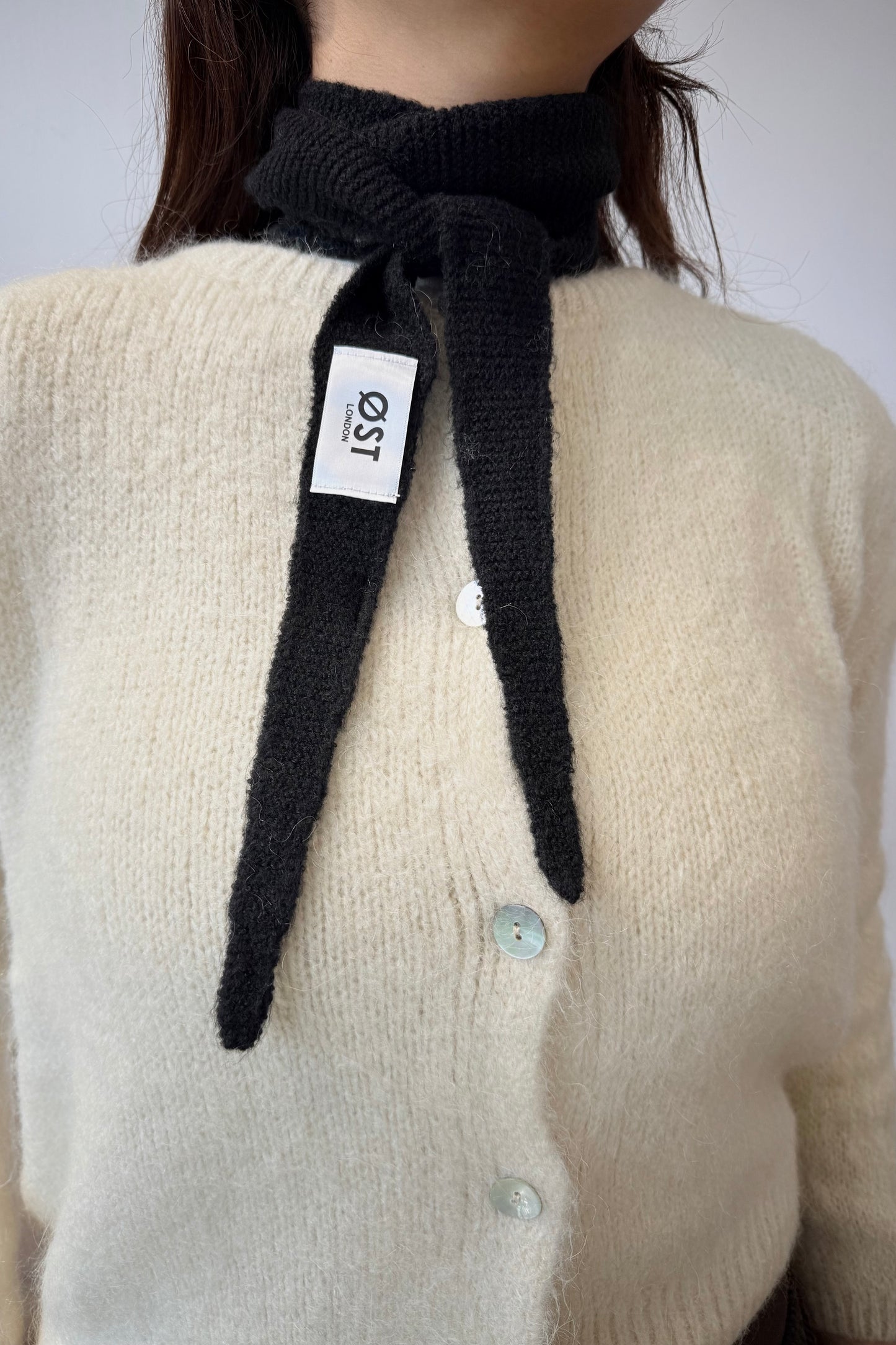 Sofie Scarf -Black - Øst London