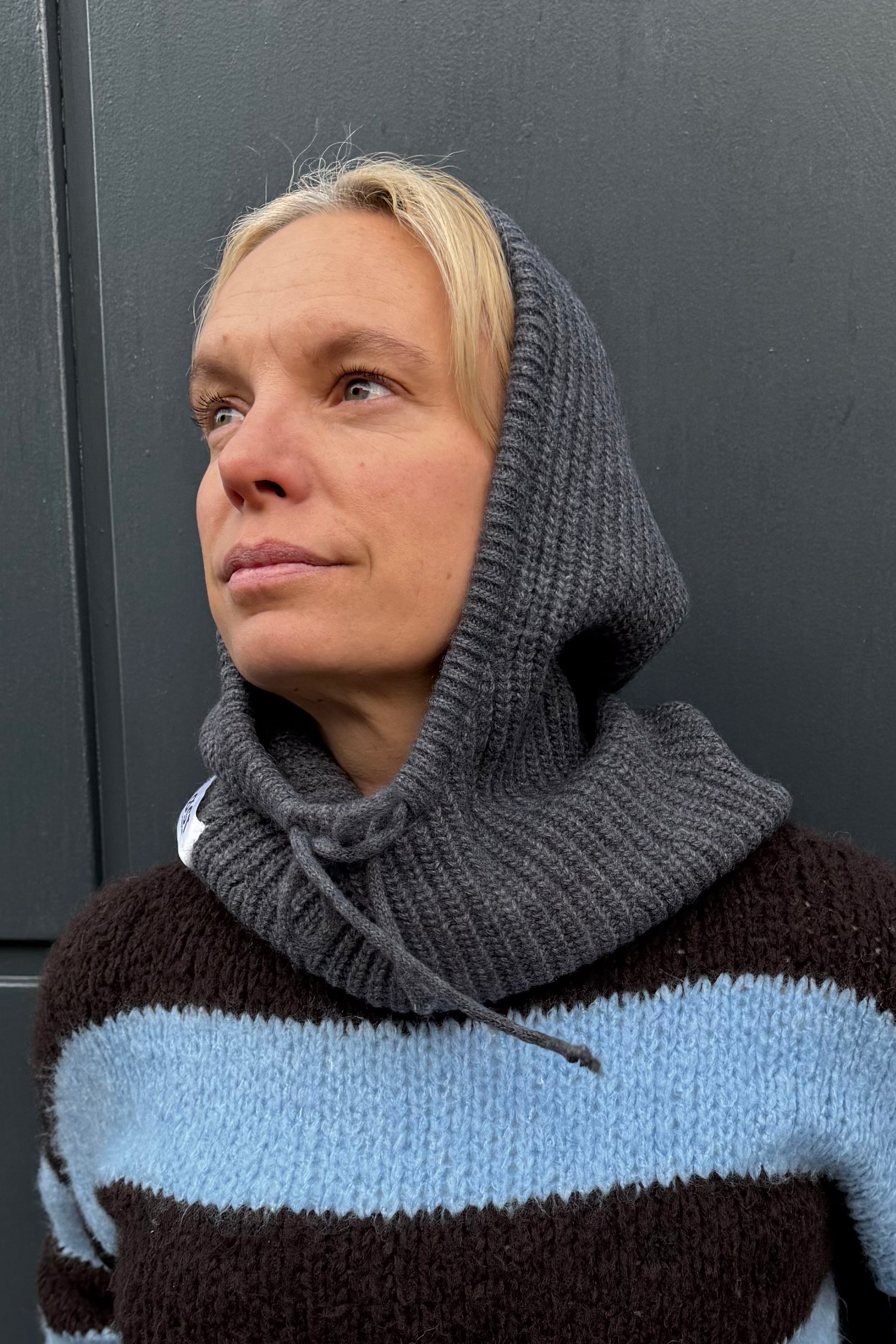 Marie Mohair Balaclava -Grey - Øst London