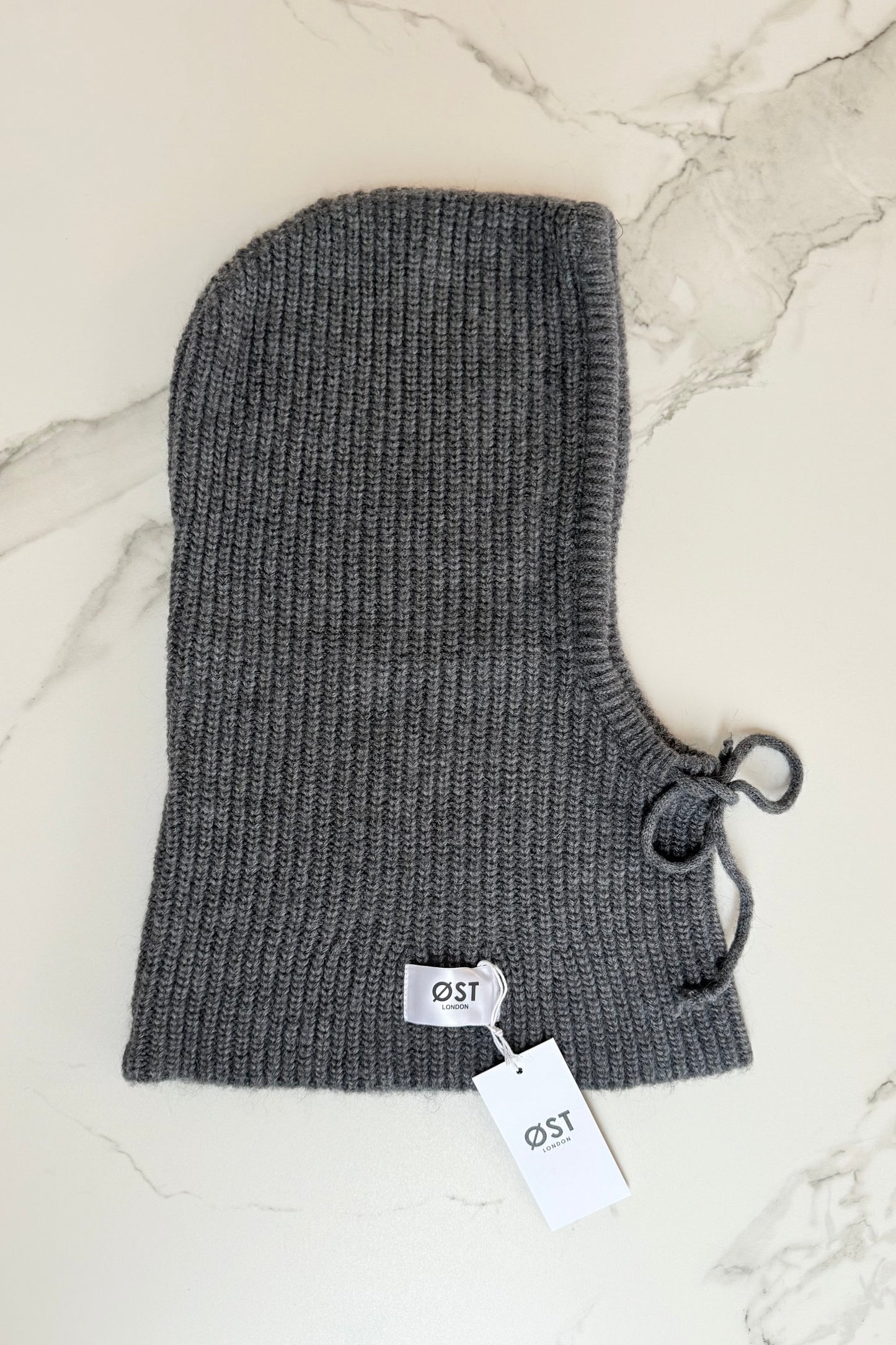 Marie Mohair Balaclava -Grey - Øst London
