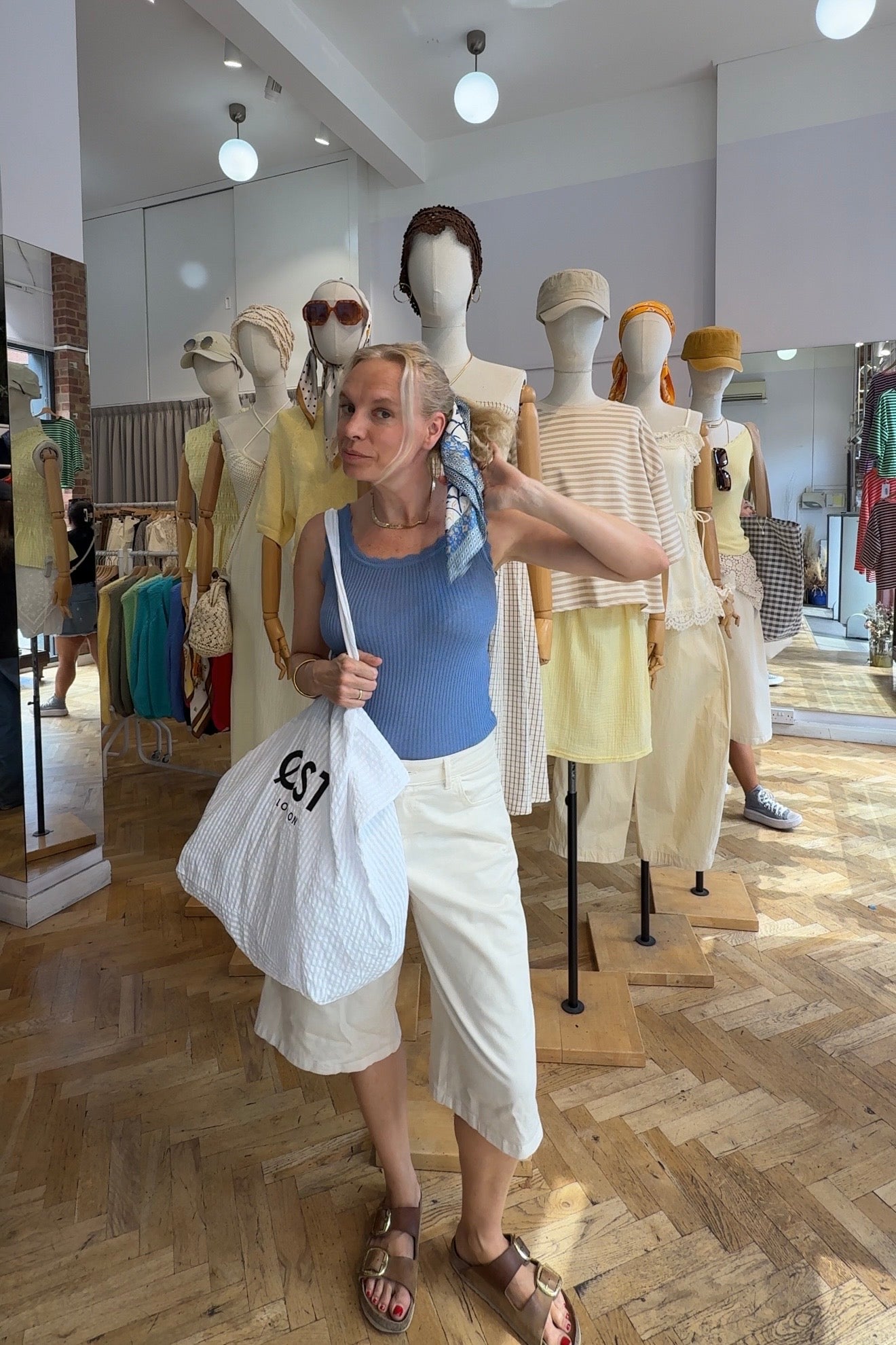 Vibeke Wide Shorts -Off White - Øst London