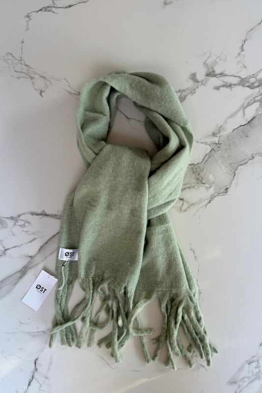 Pernille Oversized Scarf -Mint Green