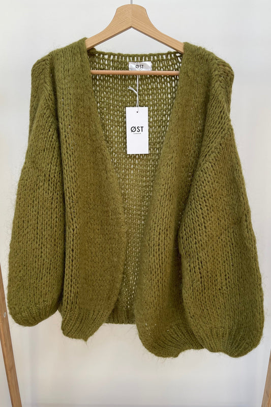 Smila Mohair Cardigan -Olive