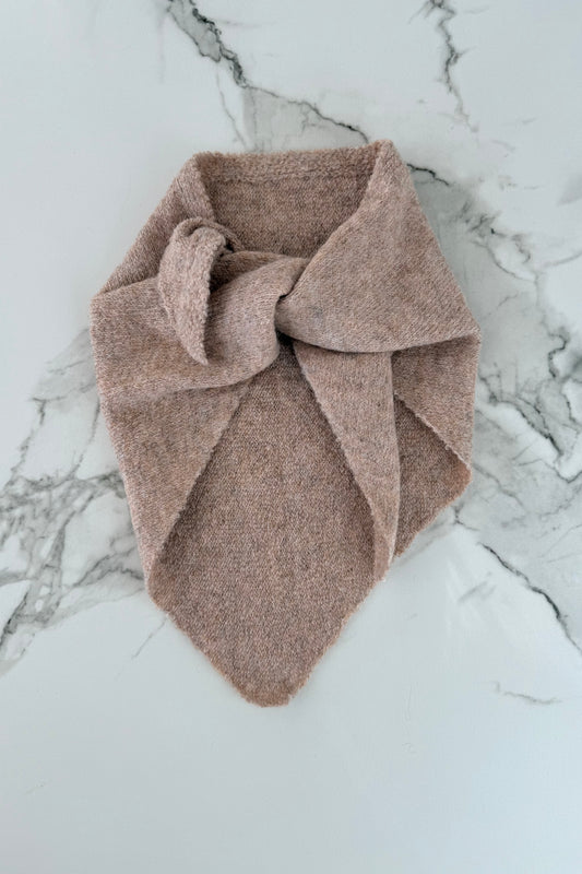 Mynte Triangel Scarf -Taupe