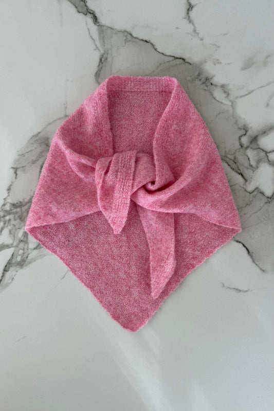 Mynte Triangel Scarf -Candy Pink