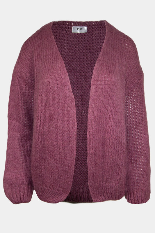 Smila Mohair Cardigan -Plum