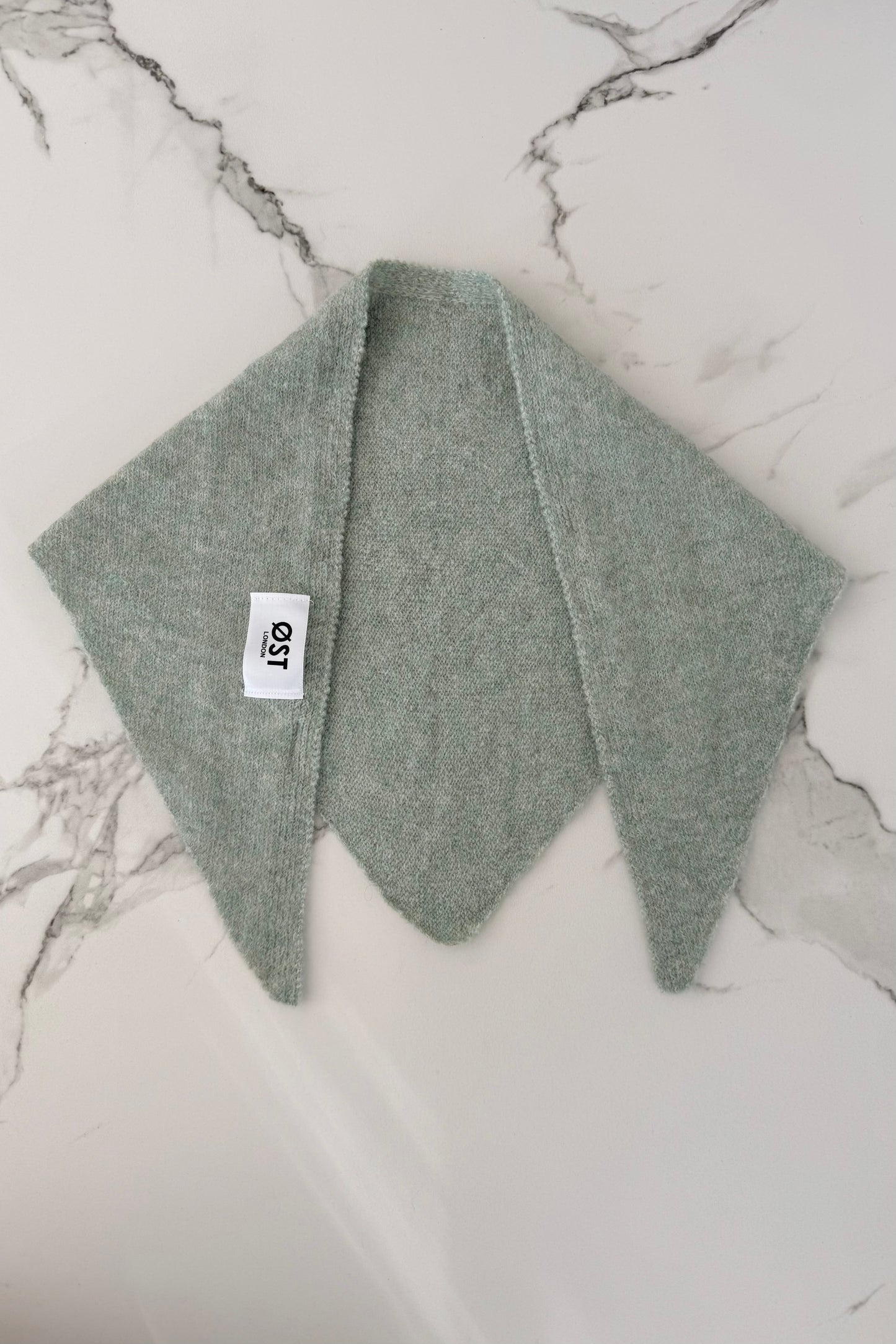 Mynte Triangel Scarf -Dusty Mint - Øst London