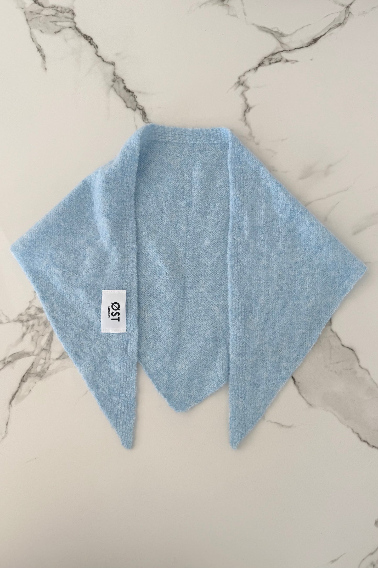 Mynte Triangel Scarf -Light Blue