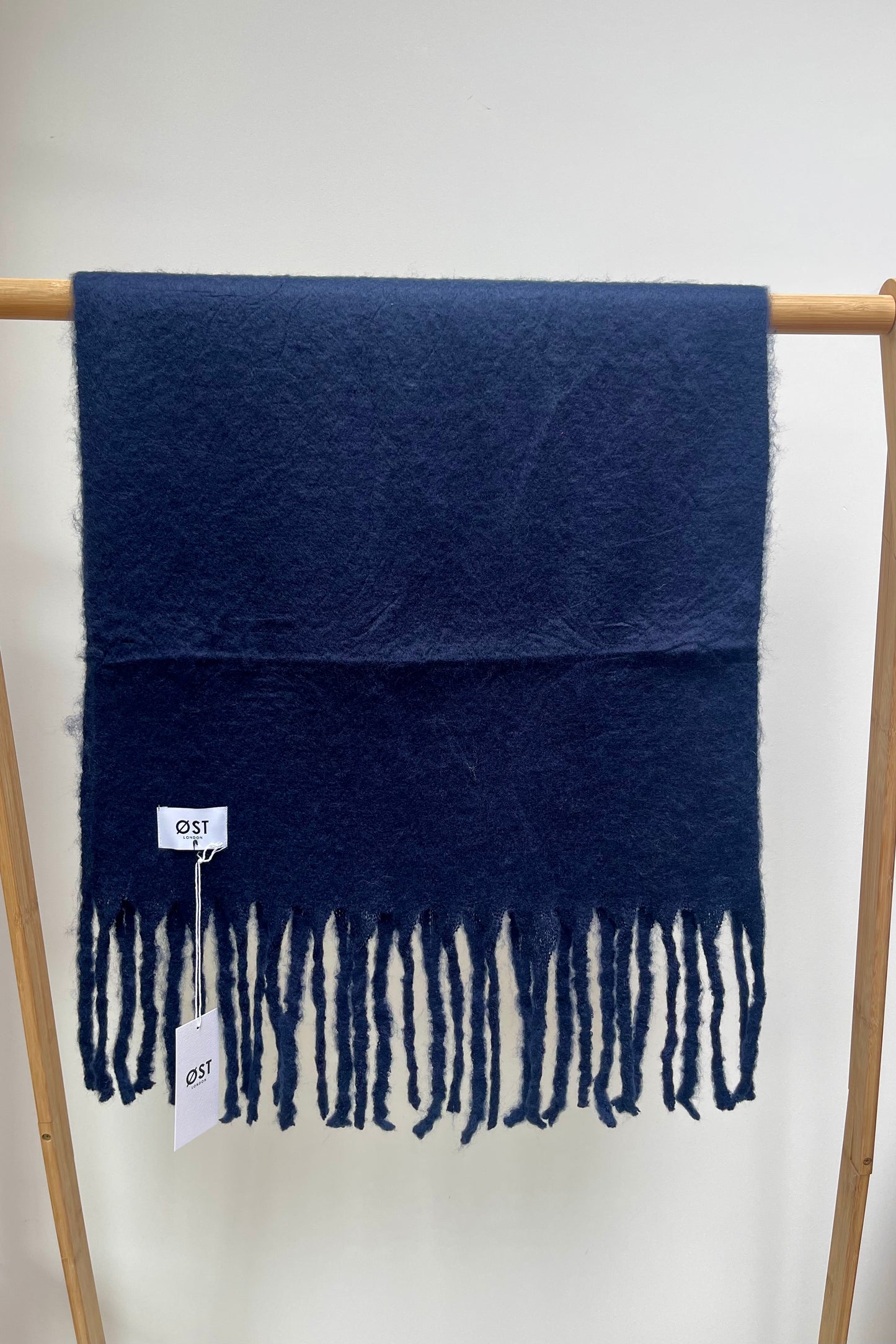 Oversized soft winter scarf Navy