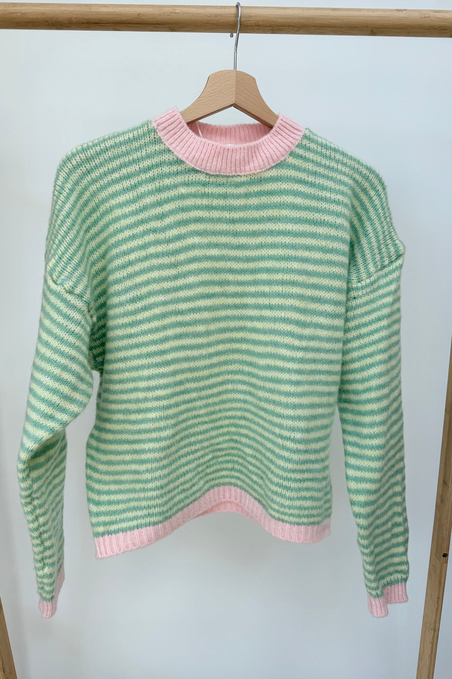 Nanna Jumper -Pink/Yellow/Green - Øst London