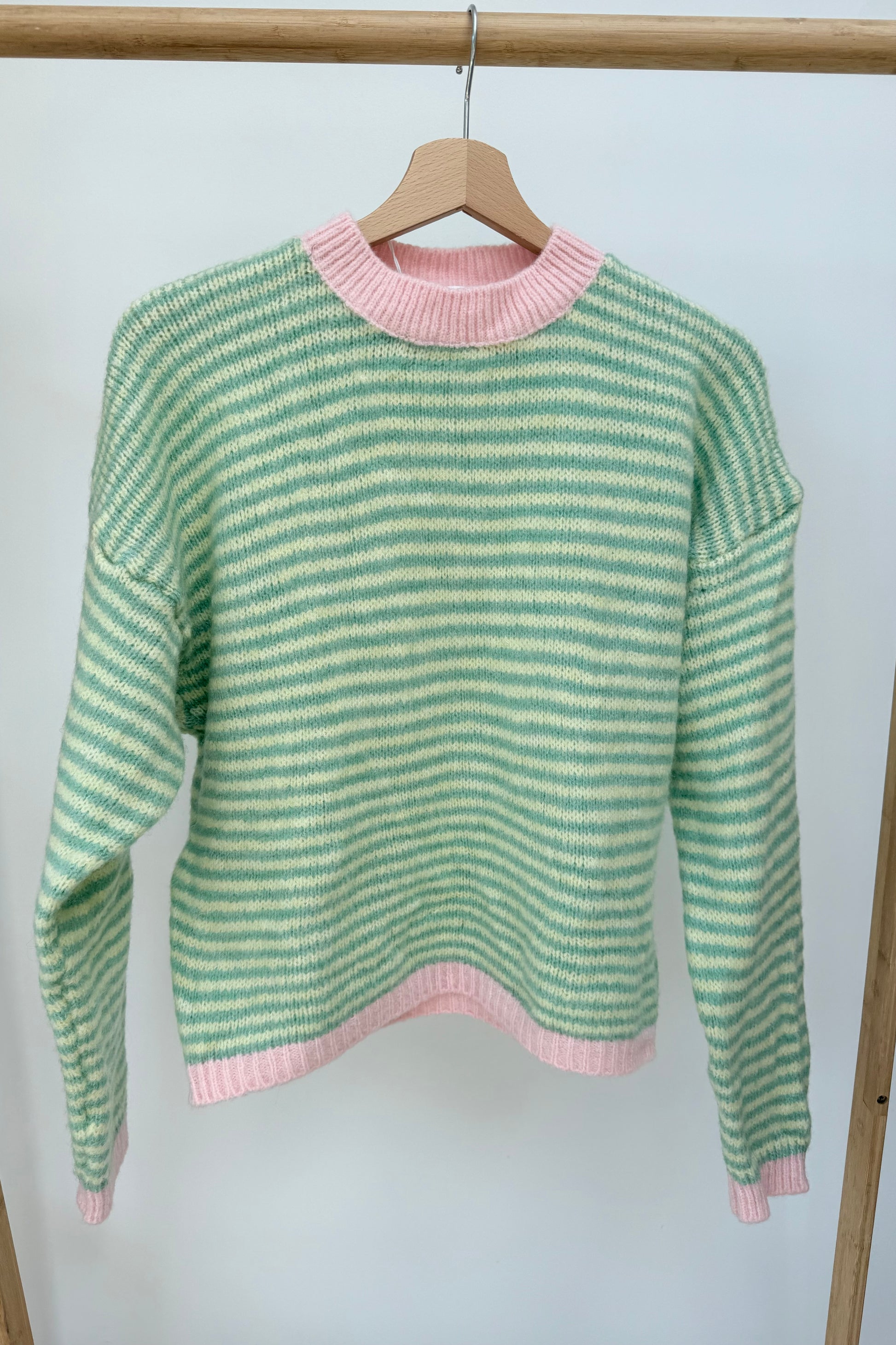 Nanna Jumper -Pink/Yellow/Green - Øst London