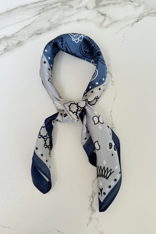 Vilja Scarf -Retro Blue