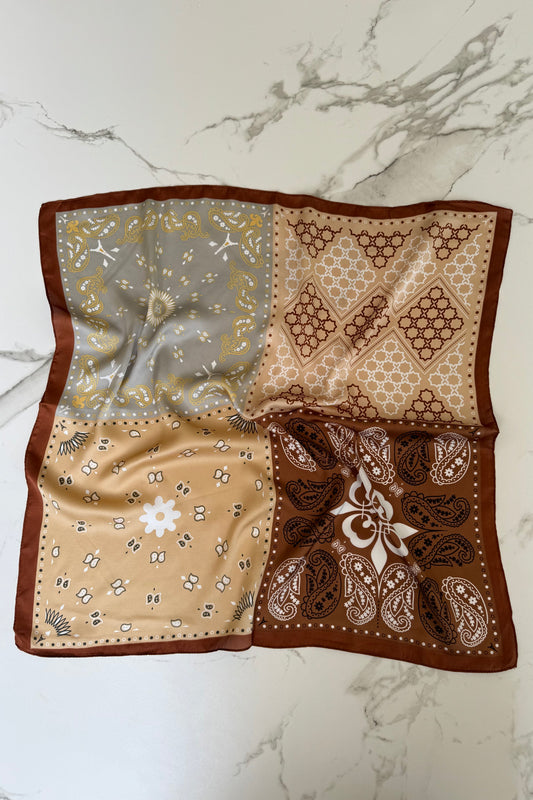 Vilja Scarf -Retro Brown