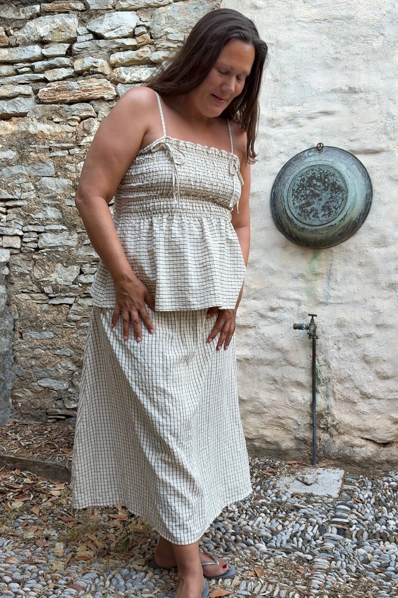 Leonora Skirt -Cream - Øst London