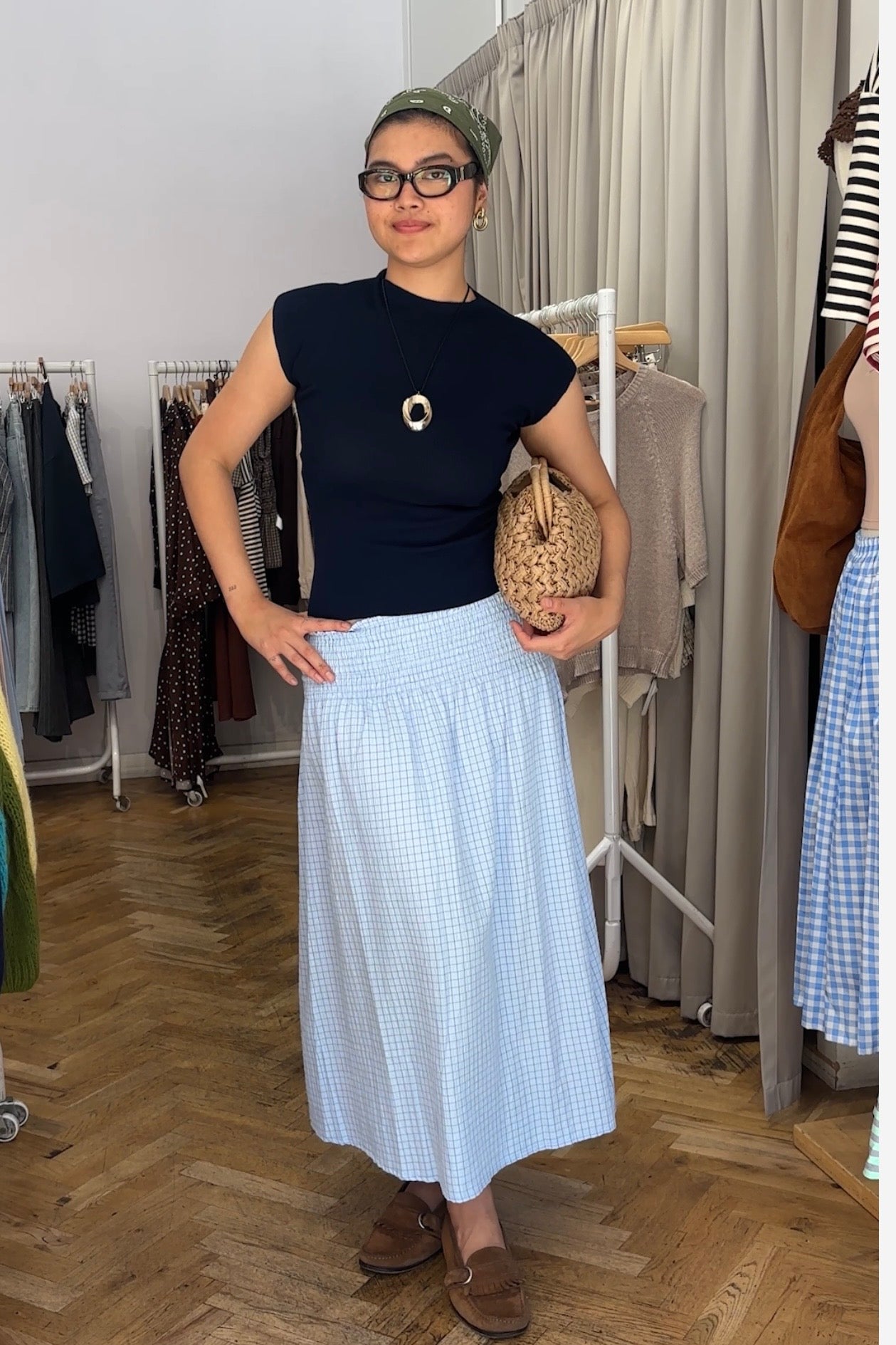 Søs Sleeveless Top -Navy - Øst London