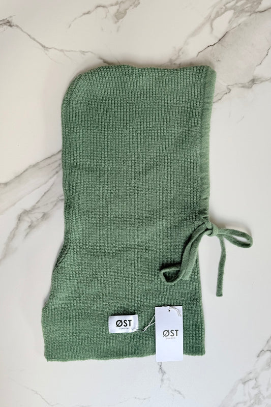 Rikke Balaclava -Leaf Green